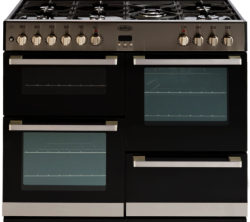 Belling DB4 100DFT Dual Fuel Range Cooker - Stainless Steel